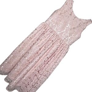 Toddlers & Tulle‎ Girls Pink Lace Party Dress Bow Back Size 10 Sleeveless